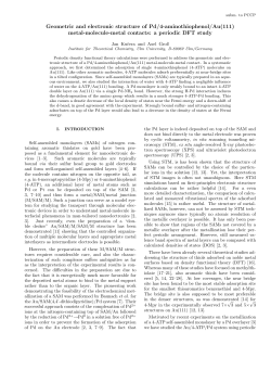 Geometric and electronic structure of Pd/4