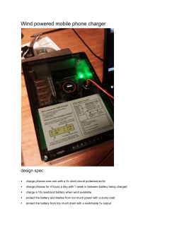 Battery Charger Schematic using wind energy