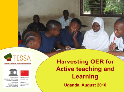 UNESCO_Harvesting OER_Aug 2016