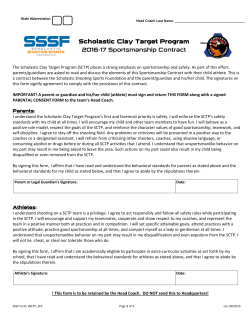 2016-17 Sportsmanship Contract Form