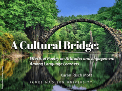 how poetry engages language learners