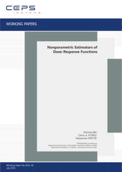 Nonparametric Estimators of Dose-Response Functions.
