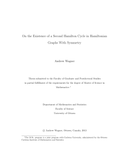 On the Existence of a Second Hamilton Cycle in