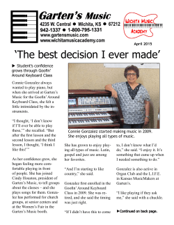 The best decision I ever made