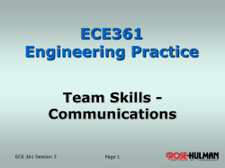 ECE 361 Assignments INDIVIDUAL ASSIGNMENT - Rose