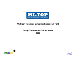 MI-TOP Community Conversation Observer Guide