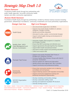 Strategic Map Draft 1.0