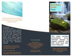 Mind-Body Health Study - NorthShore University HealthSystem
