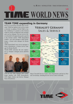 TEAM TIME expanding in Germany