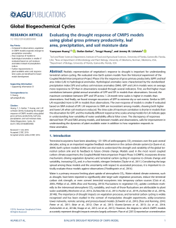 Evaluating the drought response of CMIP5 models using