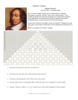 Blaise Pascal