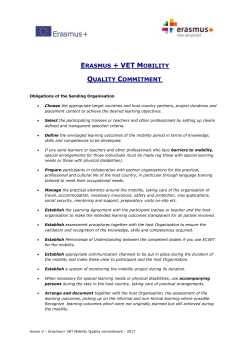 C2015 KA1 mbo annex IV - VET Quality commitment