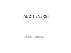 audit energi - Energi Masa Depan Weblog | Just another WordPress