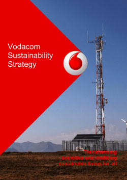 Vodacom Sustainability Strategy