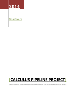 Calculus Pipeline project