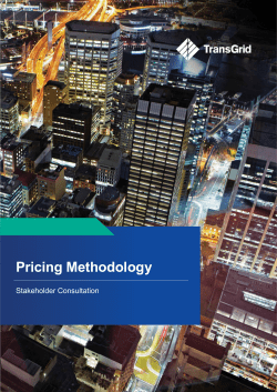 Pricing Methodology