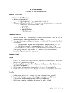 Stripping and Reprobing membrane
