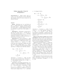 Online Appendix: Proof of Proposition 5