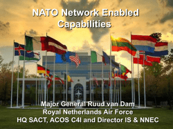 NNEC &ndash; NATO Network Enabled Capability