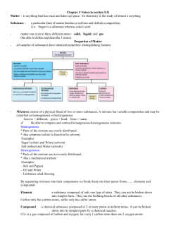 Chapter 5 Notes
