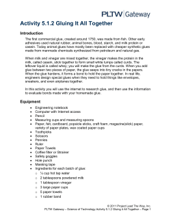 Activity 5.1.2 Gluing It All Together