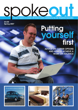 Putting first Putting first - Irish Wheelchair Association