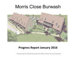 January 2016 - Progress Report