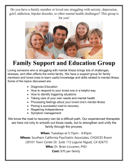 Flyer - Southern California Psychiatric Associates