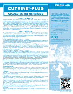 cutrine&reg;-plus - Lake and Pond Solutions Co.