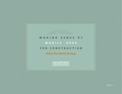 Define Your Mobile Strategy