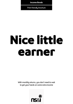 Income Bonds - National Savings and Investments