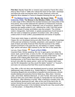 Film Noir