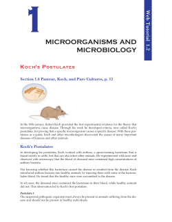 MICROORGANISMS AND MICROBIOLOGY