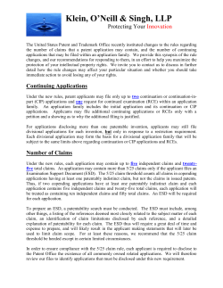 The United States Patent and Trademark Office recently institut