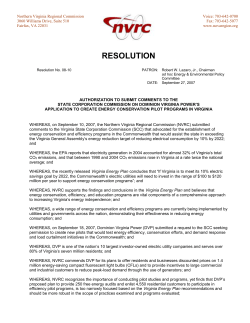 application to create energy conservation pilot programs in virginia