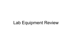 Lab Equipment Review Pics
