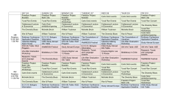 SAT 2/4 SUNDAY 2/5 MONDAY 2/6 TUESDAY 2/7 WED 2/8 THUR 2