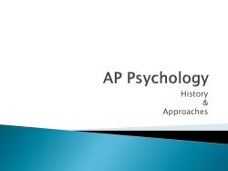AP Psychology - Simpson County Schools