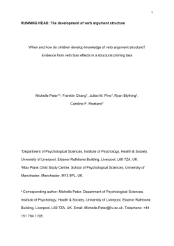 - The University of Liverpool Repository