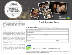 Food Sponsor - REALTOR Action Center