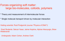 Biophysics - UMass Physics
