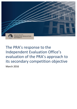 The PRA`s response to the Independent
