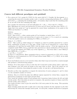 Convex hull different paradigms and quickhull