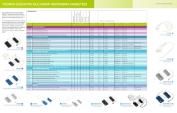 thermo scientific multidrop dispensing cassettes
