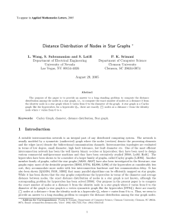 Distance Distribution of Nodes in Star Graphs