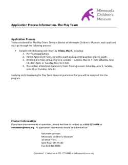 The Play Team - Anoka-Hennepin School District