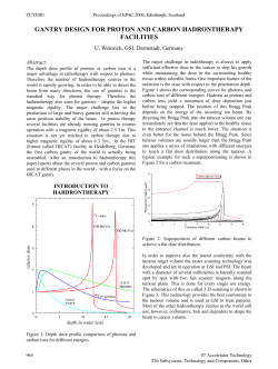 Gantry Design for Proton and Carbon Hadrontherapy Facilities