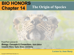 14.2 There are several ways to define a species