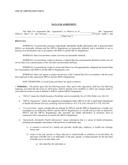 3. Obligations of Data User.
