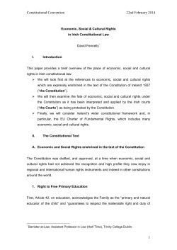 - Constitutional Convention
